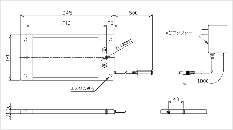 NLUD120-15(RGB)-AC尺寸圖